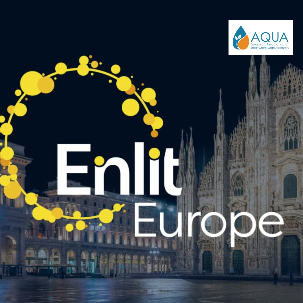 AQUA METERING takes part in Enlit Europe in Milan